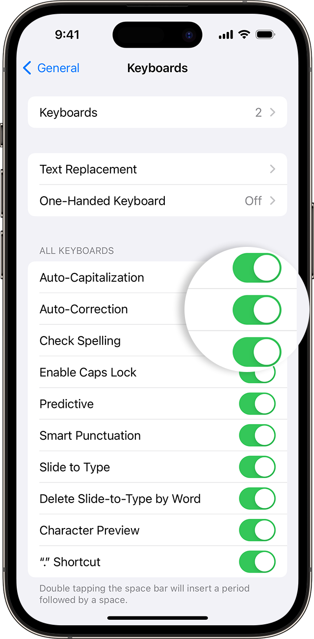 Deactivate auto-correction on iOS