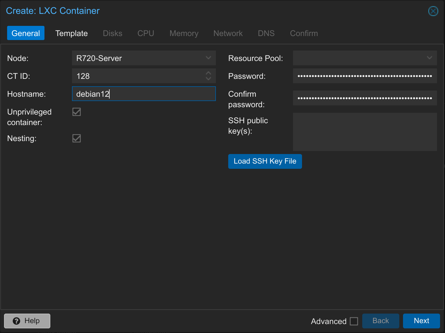 Install Proxmox Container LXC in 10 steps 3 general