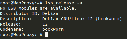 Upgrade Debian 11 to Debian 12 Bookworm lsb release a